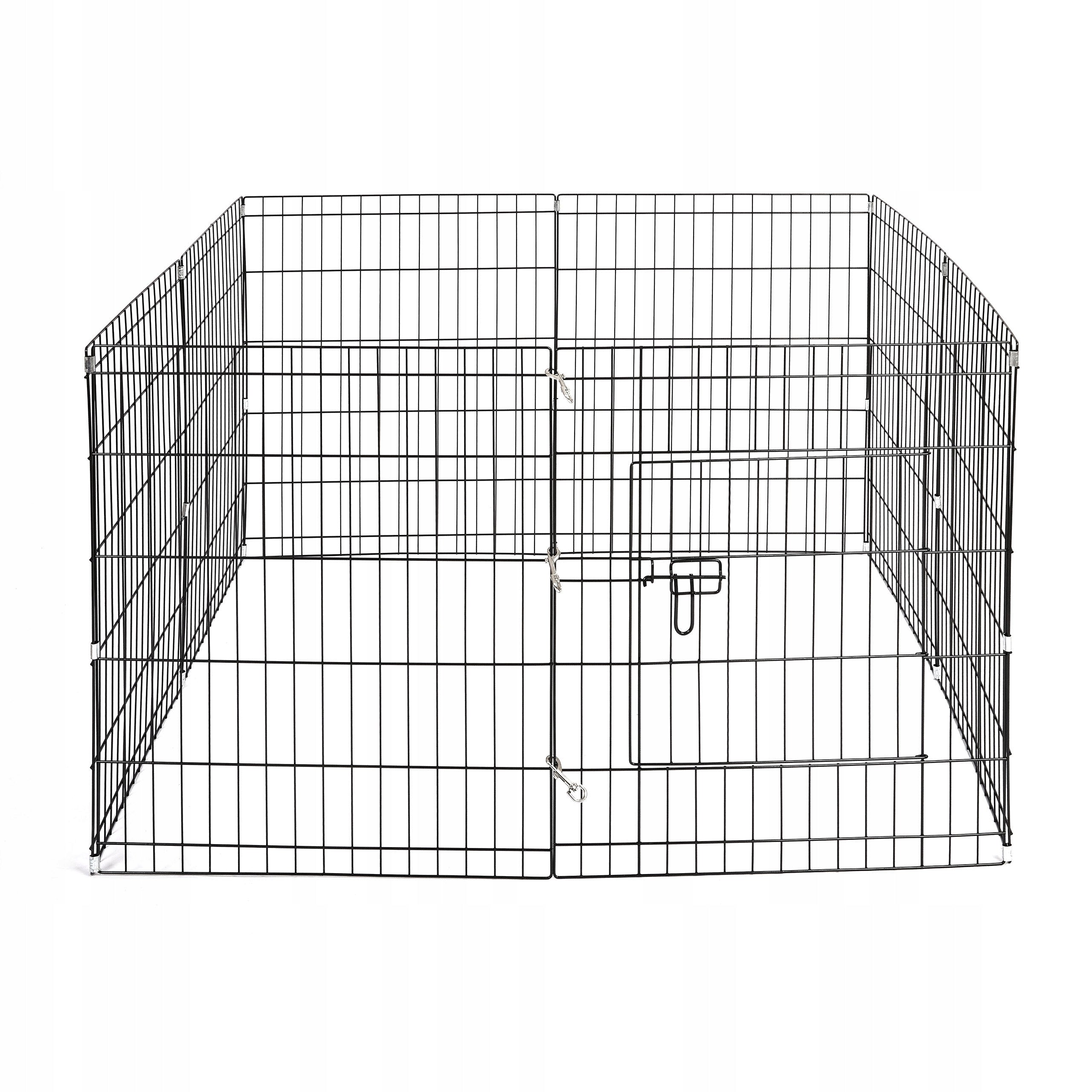 Dog Playpen Metal Folding 8 Panels 76x61 with Threshold M Light Happet Manufacturer code K911