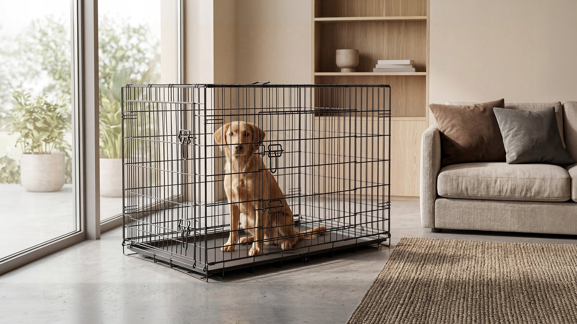 Dog Playpen for Home Transport Metal XXXL Cannel Cage Rebel Product height 83 cm