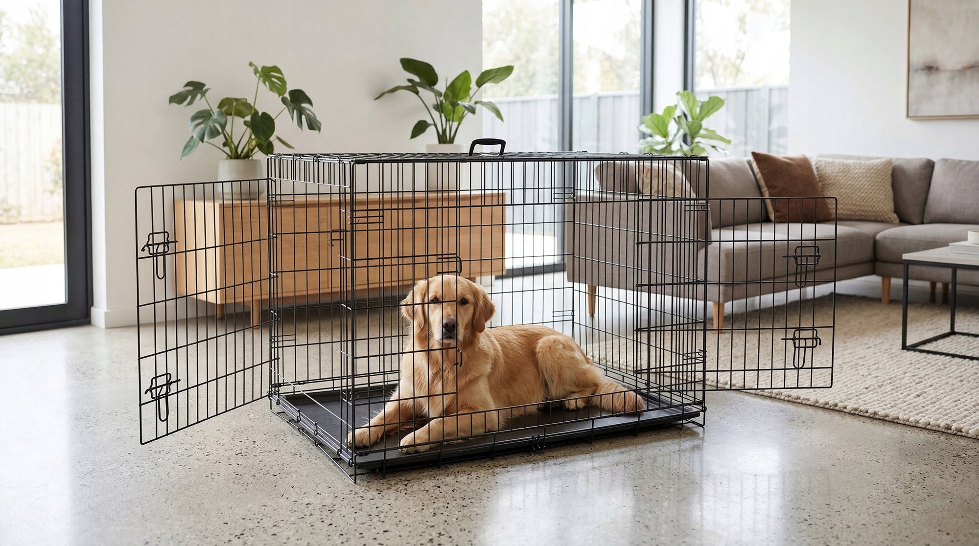 Dog Playpen for Home Transport Metal XXXL Cannel Cage Rebel Product width 76 cm