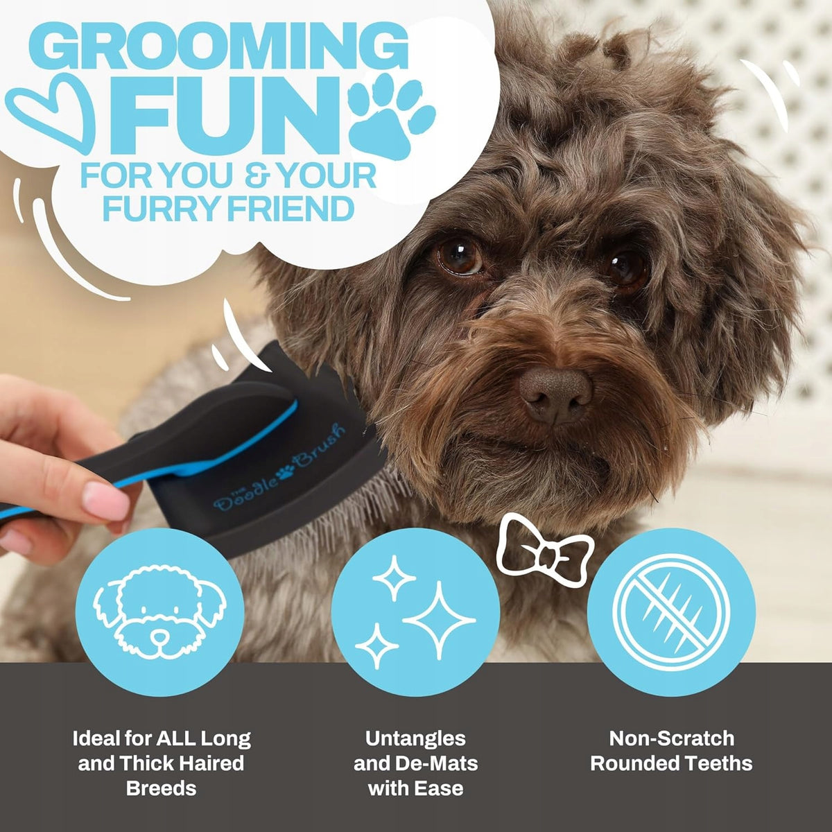 Dog Poodle Brush with Long Hair Comb Manufacturer code 10111300