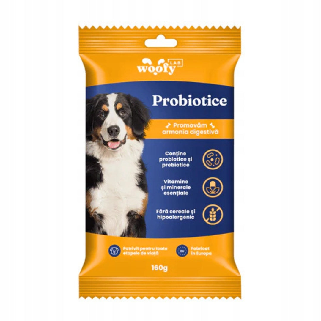 Dog Probiotic Woofy Lab Premium Digestive Supplement for Intestinal, Snacks Manufacturer code MEK-001-PL