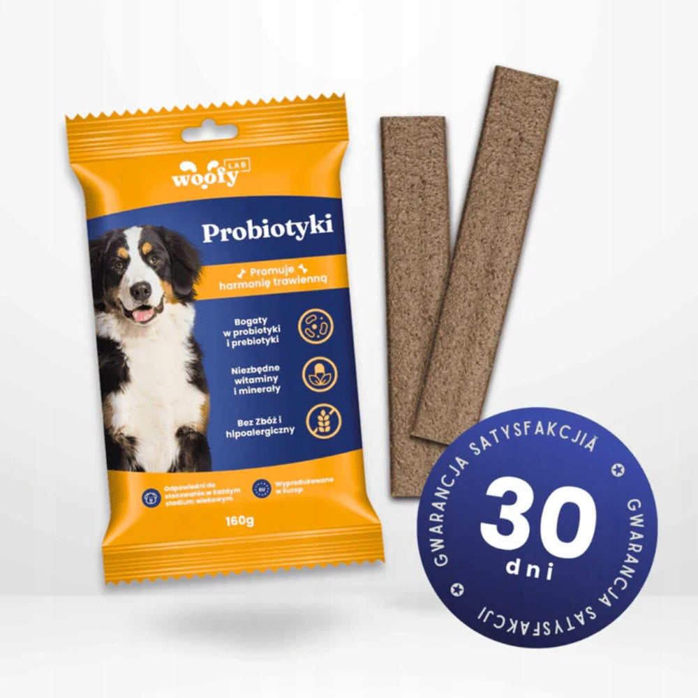 Dog Probiotic Woofy Lab Premium Digestive Supplement for Intestinal, Snacks