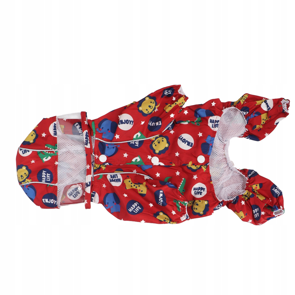 Dog Raincoat with Hood Reflective Waterproof XK