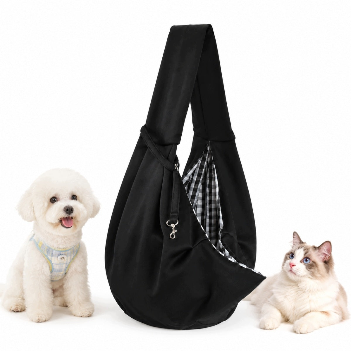 Dog Shoulder Mesh Bag, Lightweight and Breathable 2in1 Transporter