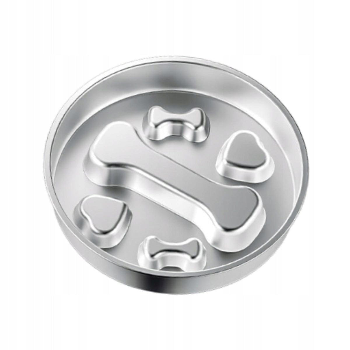 Dog Slow Feeder Bowl Stainless Steel, Easy to Clean, Durability, Style A