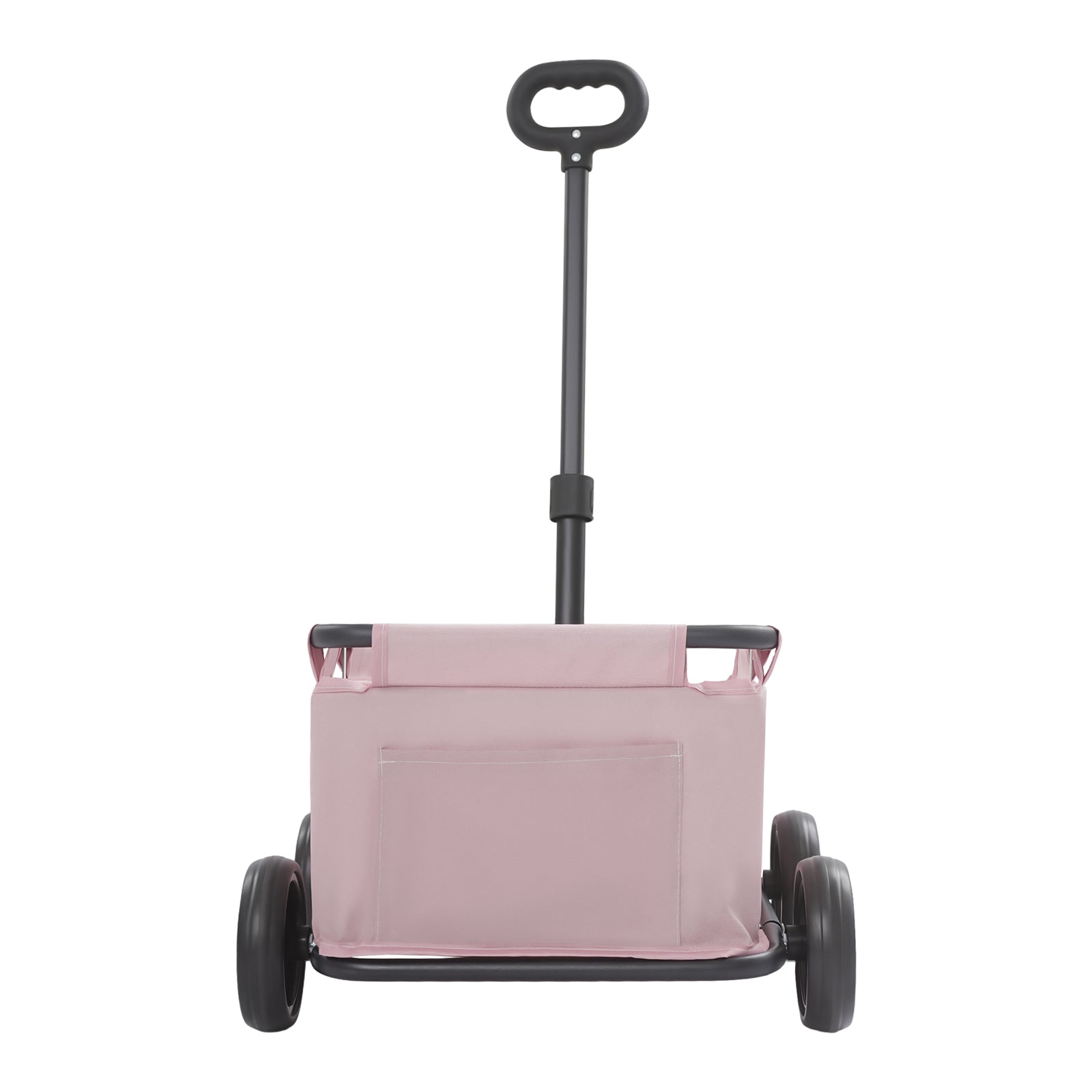 Dog Stroller 4 Wheels Folding Dog Cart Pet Stroller for Shopping Walking Color pink