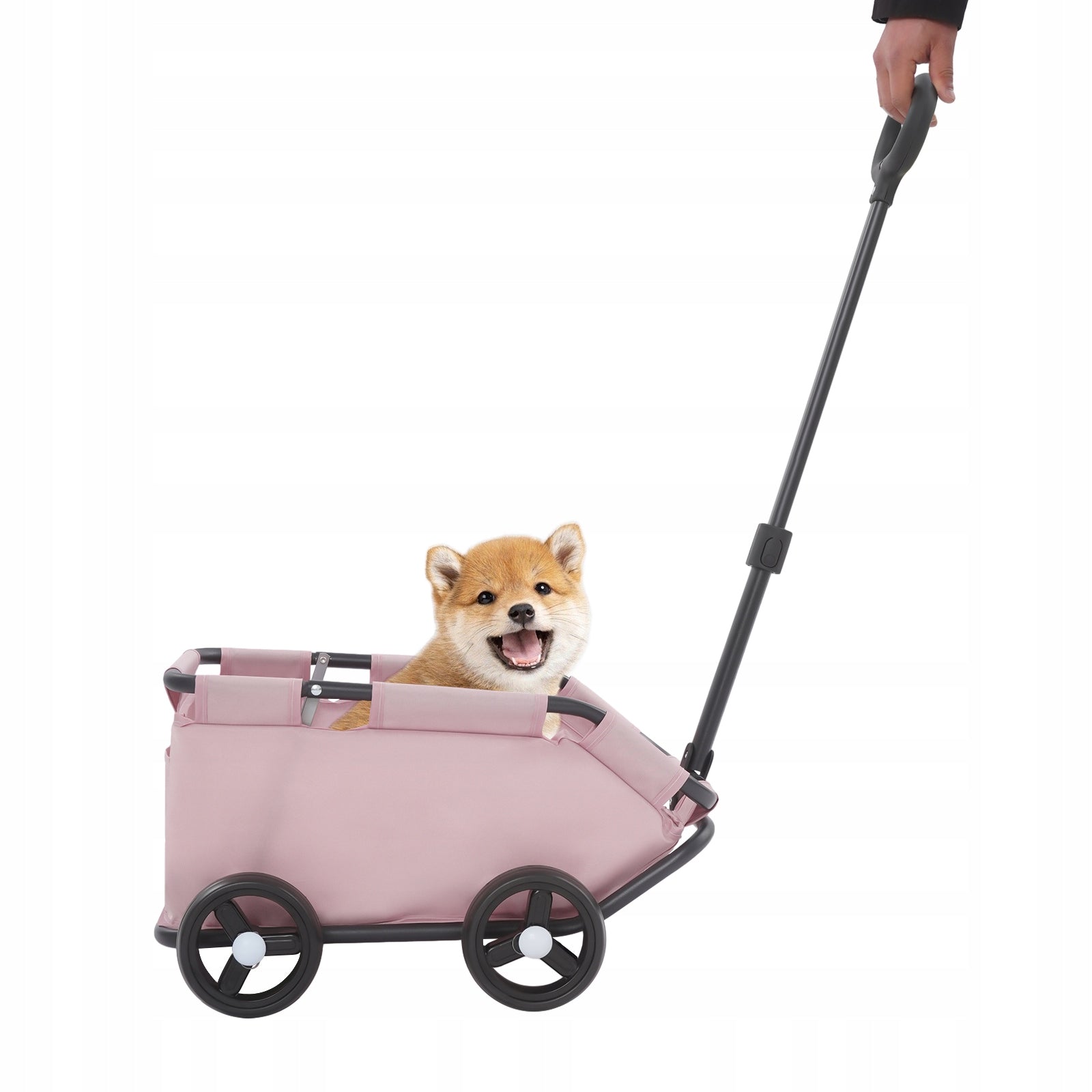 Dog Stroller 4 Wheels Folding Dog Cart Pet Stroller for Shopping Walking
