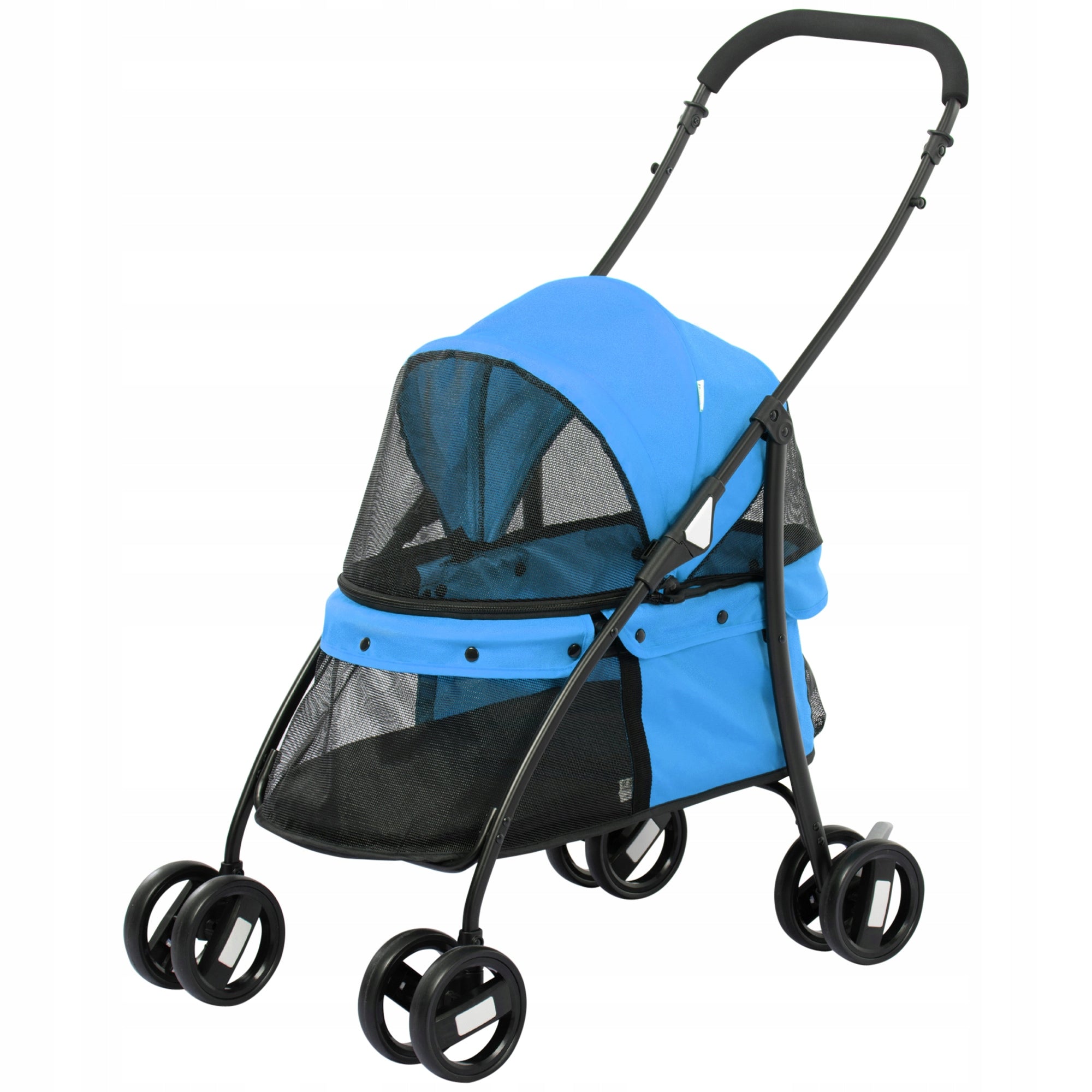Dog Stroller Folding, Mesh Window, 2 Safety Links Manufacturer code PawHut