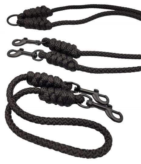 Dog Tee with Detachable Leash - Size M - Perfect for Medium Breeds Color black