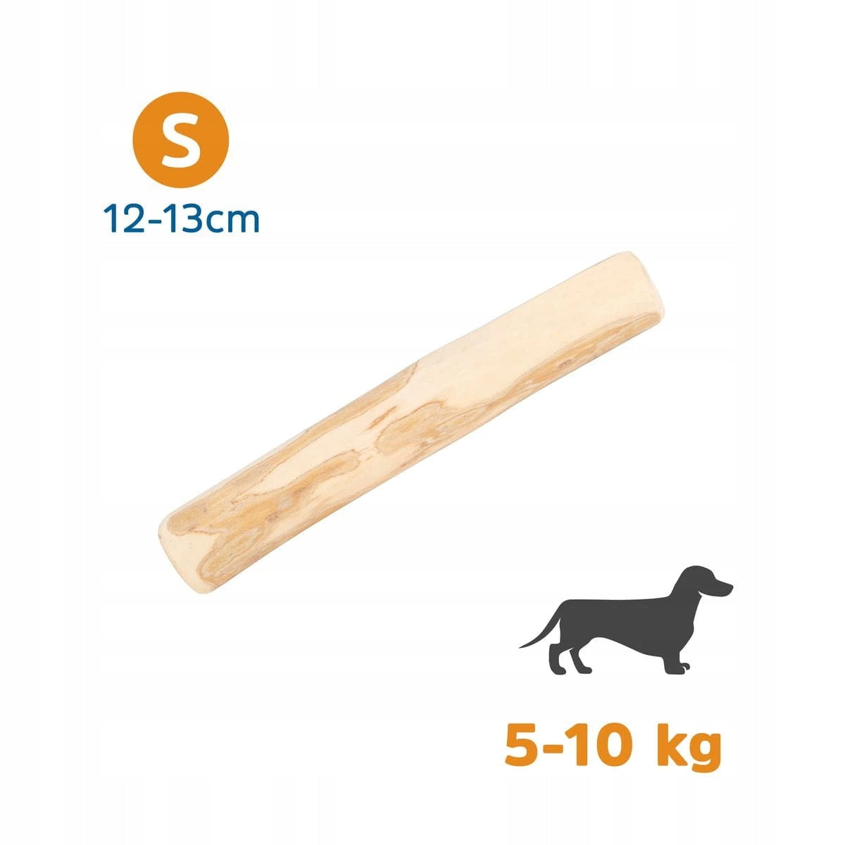 Dog Teether 5-10 kg Coffee Wood Bone Miloo Pets Natural Durable S Volume 1 ml