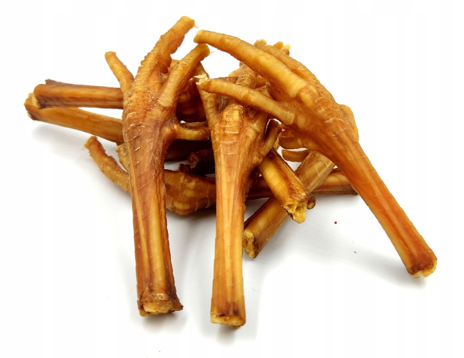 Dog Teether - Chicken Foot Natural 20pcs Manufacturer code ŁKURM20