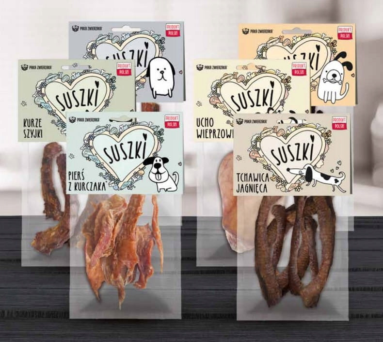 Dog Teether PAKA ZWIERZAKA DRIED beef penis 3 pcs. Brand Paka Zwierzaka