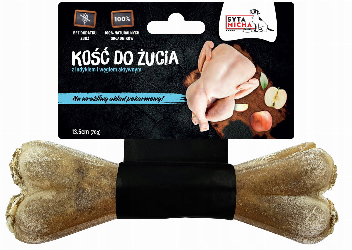 Dog Teether SYTA MICHA Bone for sensitive digestive system 13,5cm