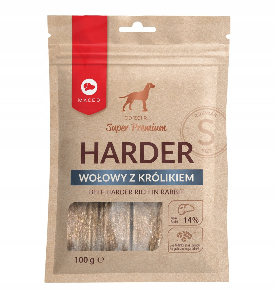 Dog Teether with Rabbit Super Premium Beef Harder - Size S 100g