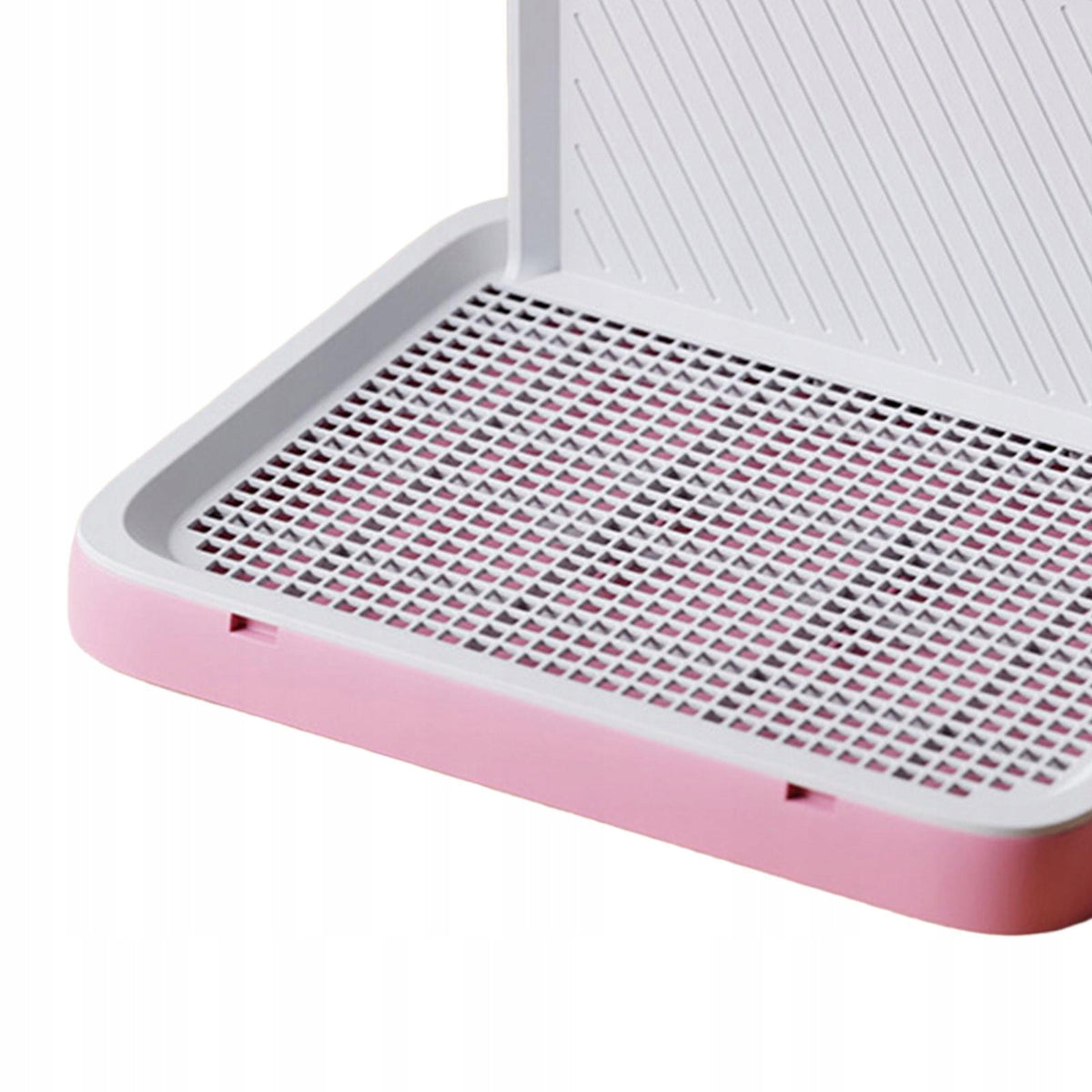Dog Toilet Dog Potty Tray Detachable Washable Litter Bedding Box L Pink Packaging status original