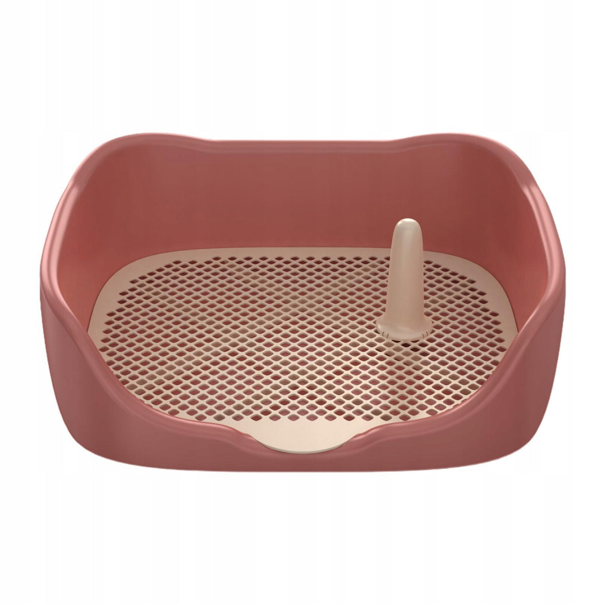 Dog Toilet Potty Tray Indoor Potty Tray Training Pan Litter Box Red Large