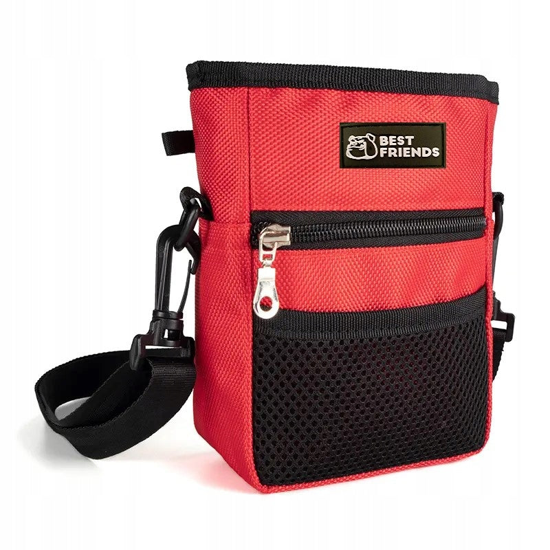 Dog Training Bag, for Treats, Food Sachet, Red