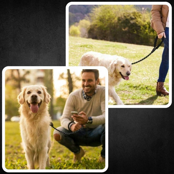 Dog Training Rope Lanyard Long 10m REFLECTIVE DURABLE STRONG Color black