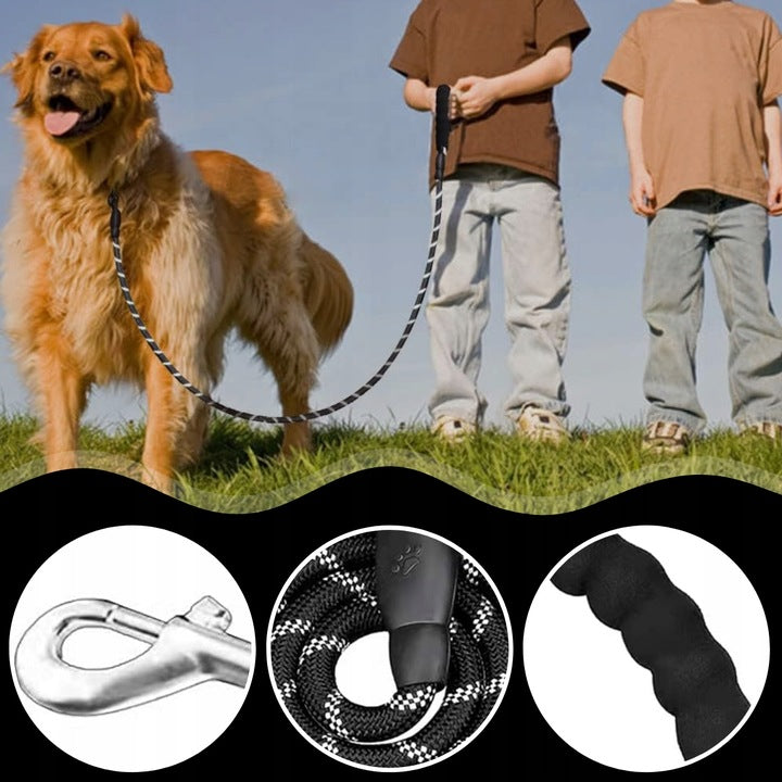 Dog Training Rope Lanyard Long 10m REFLECTIVE DURABLE STRONG Manufacturer code Linka treningowa 10m