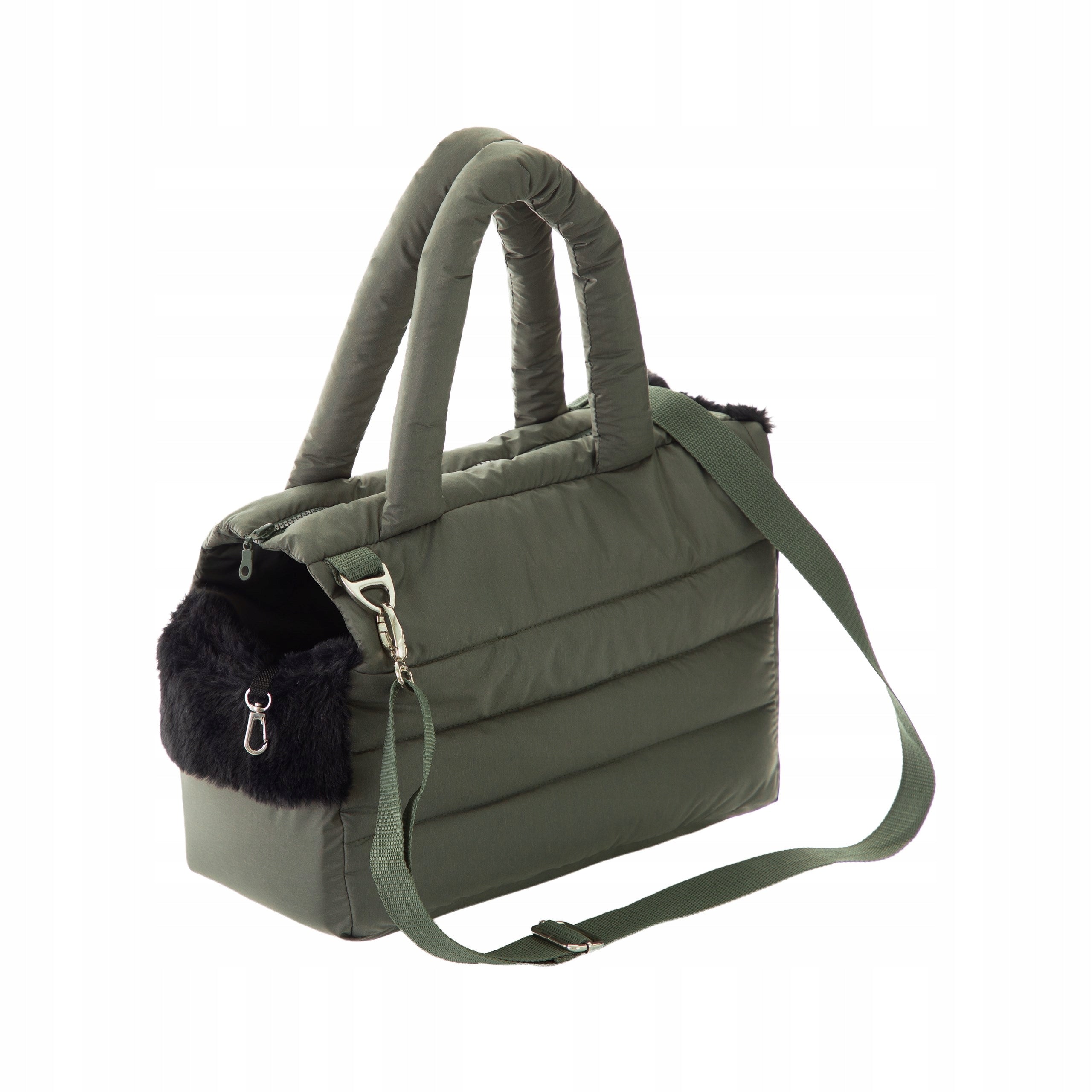 Dog Transporter Cat Bag Large Carrier Rabbit Carrier 40x20x30 Color green