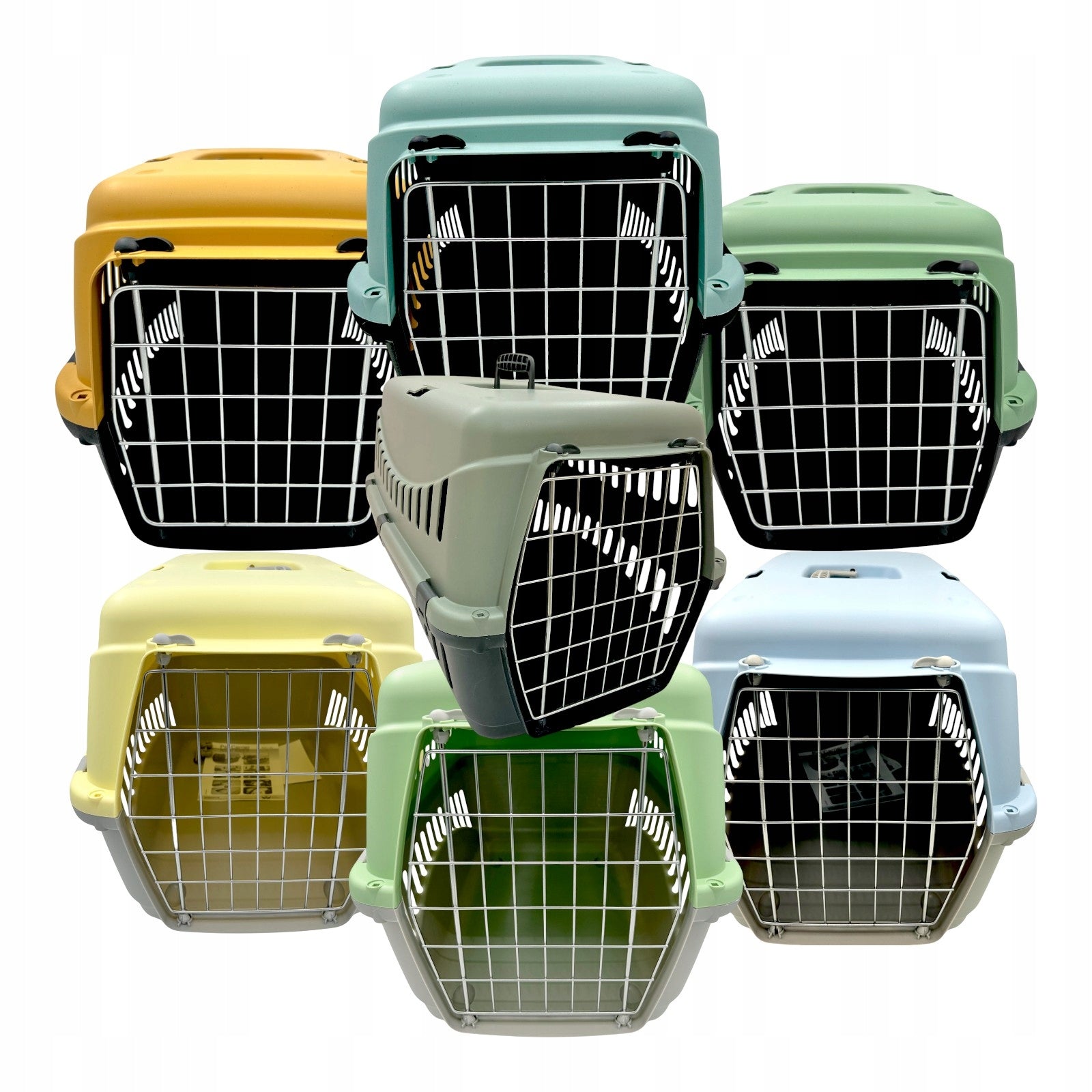 Dog Transporter Cat Gypsum L Metal 58x38 Durable Practical Colors