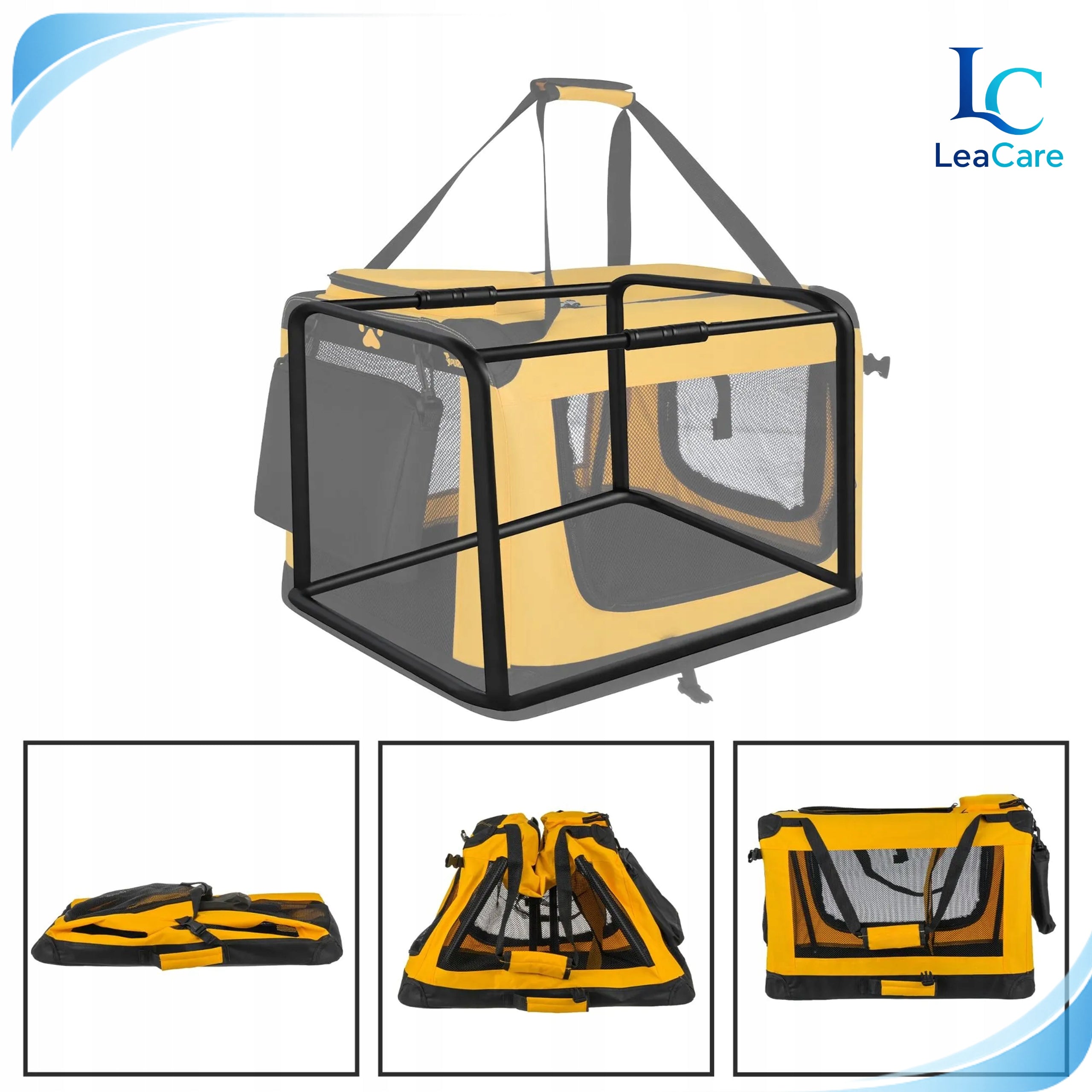Dog Transporter LARGE Folding Playpen for Car up to 25kg XXL Travel Main material synthetic material
