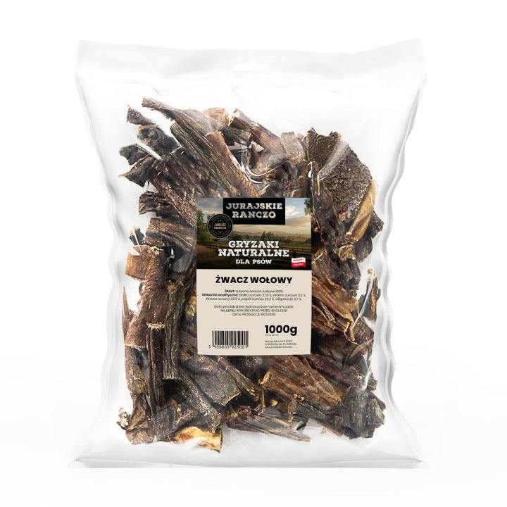 Dog Treat Beef Rumen Natural Teether 100% Beef 1000 g 1kg