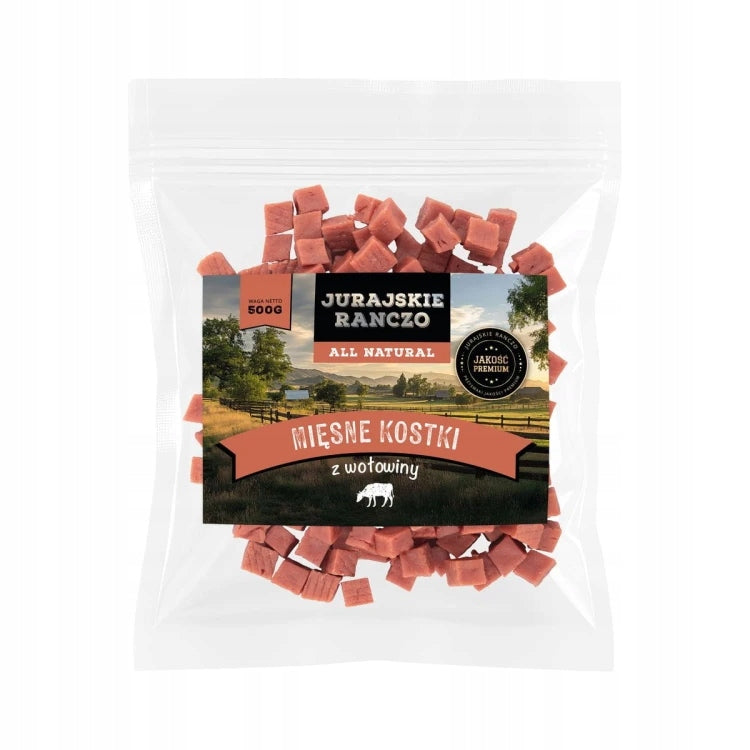 Dog Treat Meat Cubes Beef Chicken Training Reward Soft 50