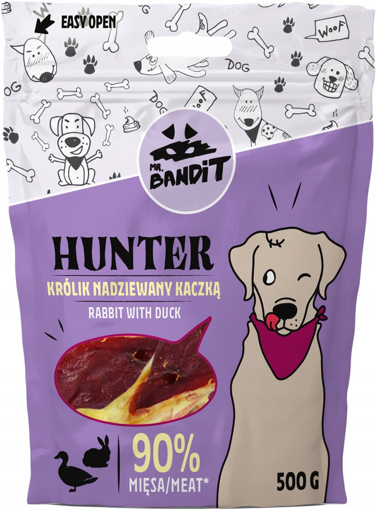 Dog Treat Mr.Bandit 500g Rabbit Ears Stuffed with Duck
