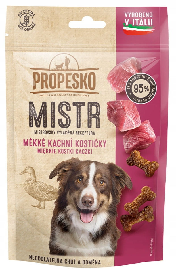 Dog Treat Propesko Mistr 90 g duck cubes soft trainers Volume 90 ml