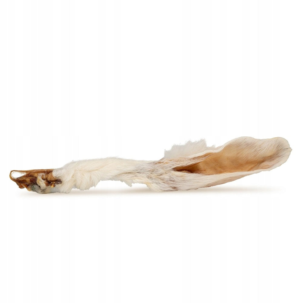 Dog Treat Puzzo Snack Rabbit Ear with Natural Fur 20-25cm 100 g Flavor rabbit