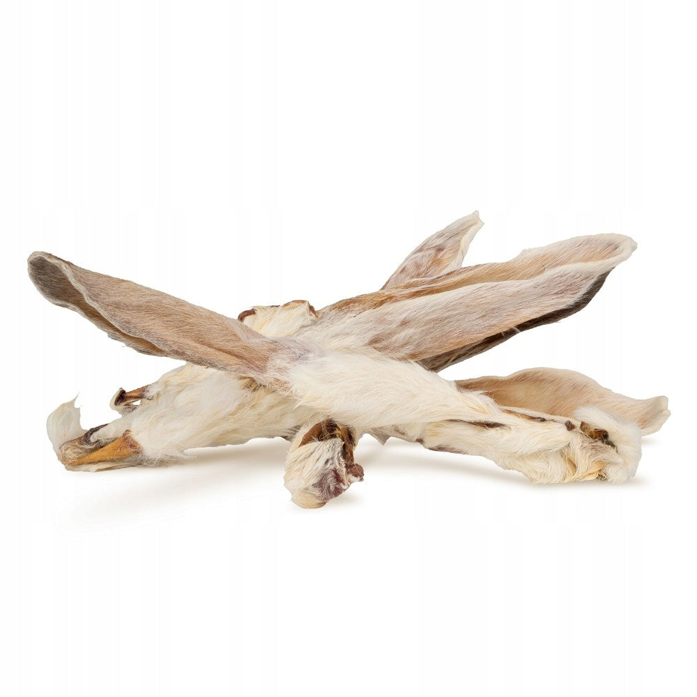Dog Treat Puzzo Snack Rabbit Ear with Natural Fur 20-25cm 100 g Volume 100 ml