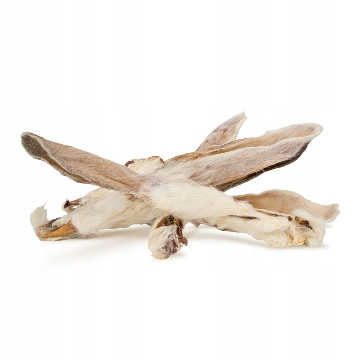 Dog Treat Puzzo Snack Rabbit Ear with Natural Fur 20-25cm 100 g