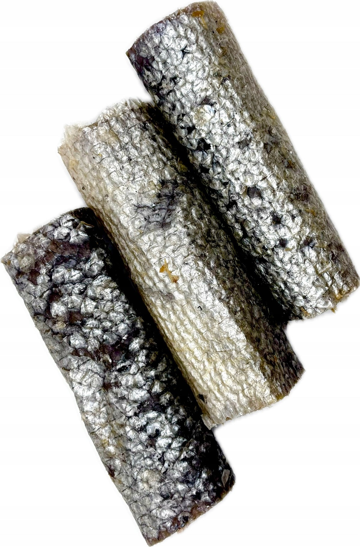 Dog Treat Salmon Skin Hypoallergenic Teether 100% Natural 3 Pack
