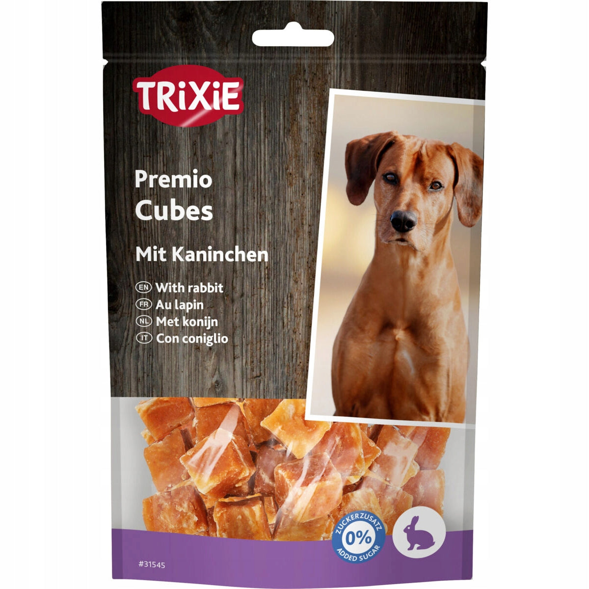 Dog Treat Trainers Rabbit Cubes Trixie PREMIO 100g Flavor rabbit