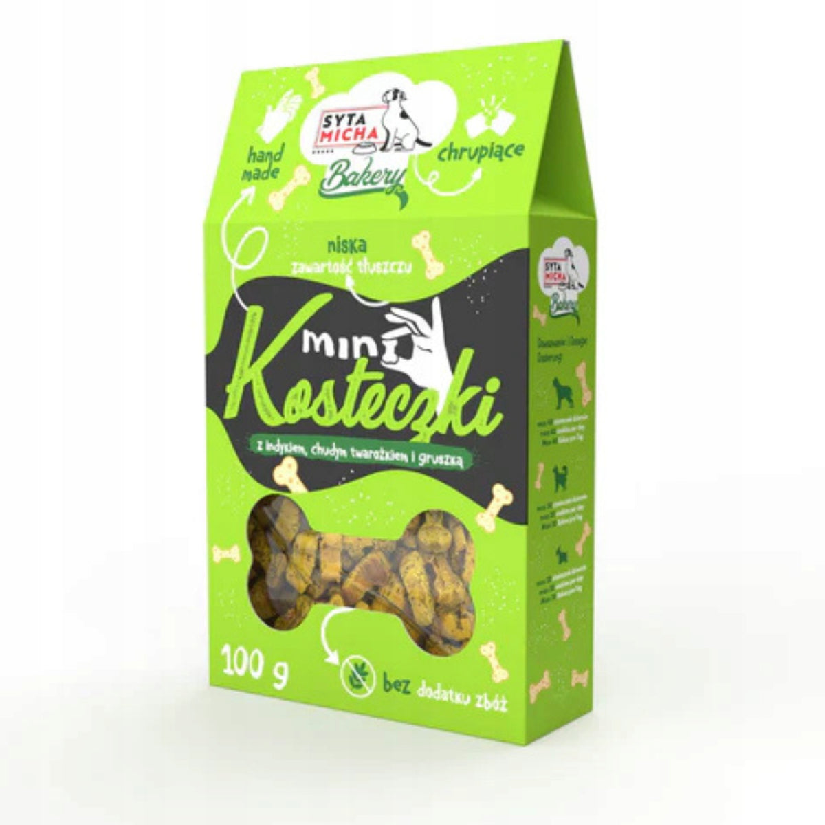 Dog Treats Syta Micha Biscuits Mini Cubes with Turkey 100g