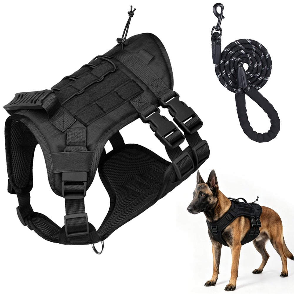 Dog Walking Harness with Handles Adjustable Comfortable L Premium Harness, L