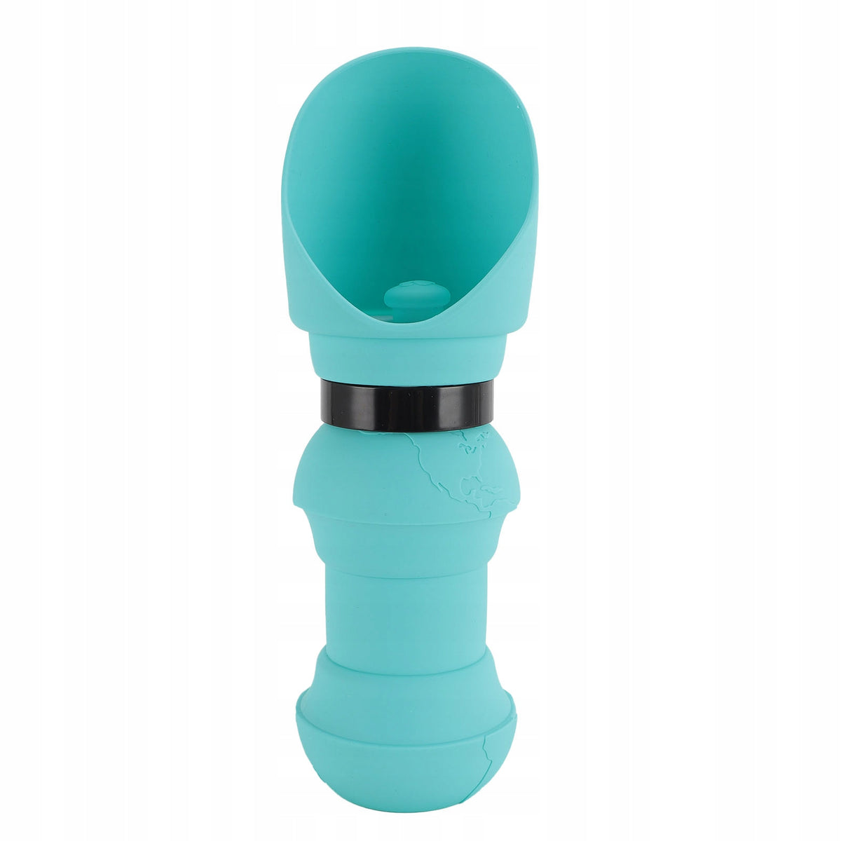 Dog Water Bottle Portable Foldable Silicone TR Dispenser