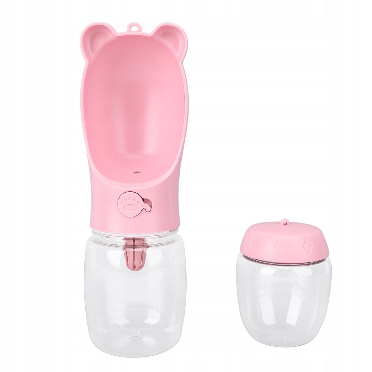 Dog Water Bottle with Food Container Multifunctional Portable