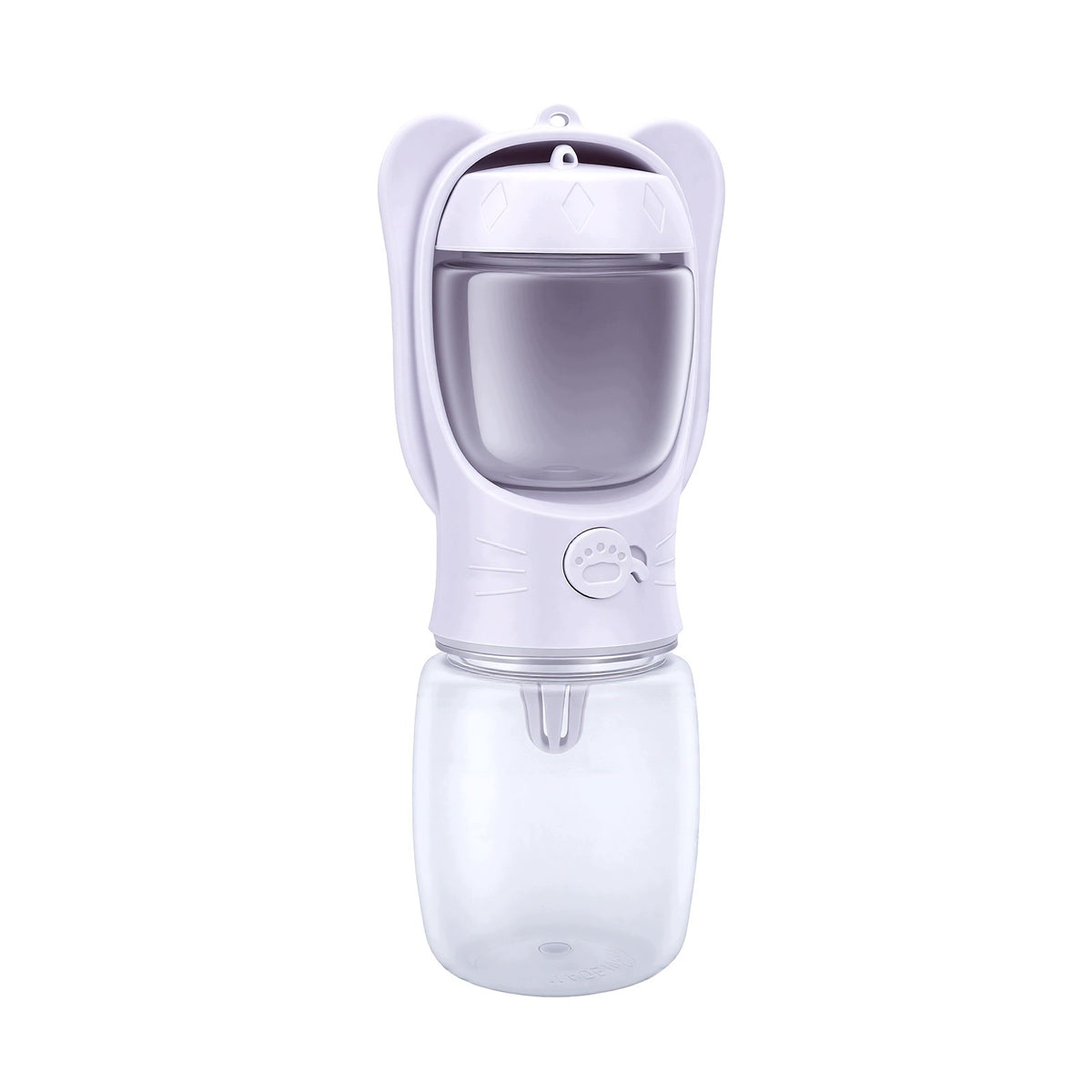 Dog Water Bottle with Food Container Portable, Airtight, K8