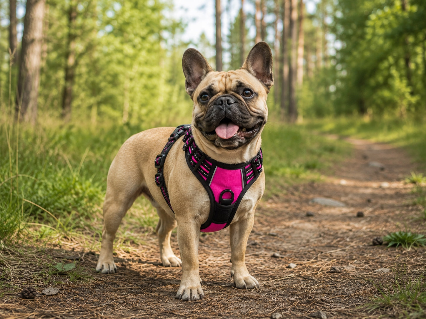 Dog and cat HARNESS PRESSURE-FREE pink GUARD S 33-60cm Maltese York Color pink