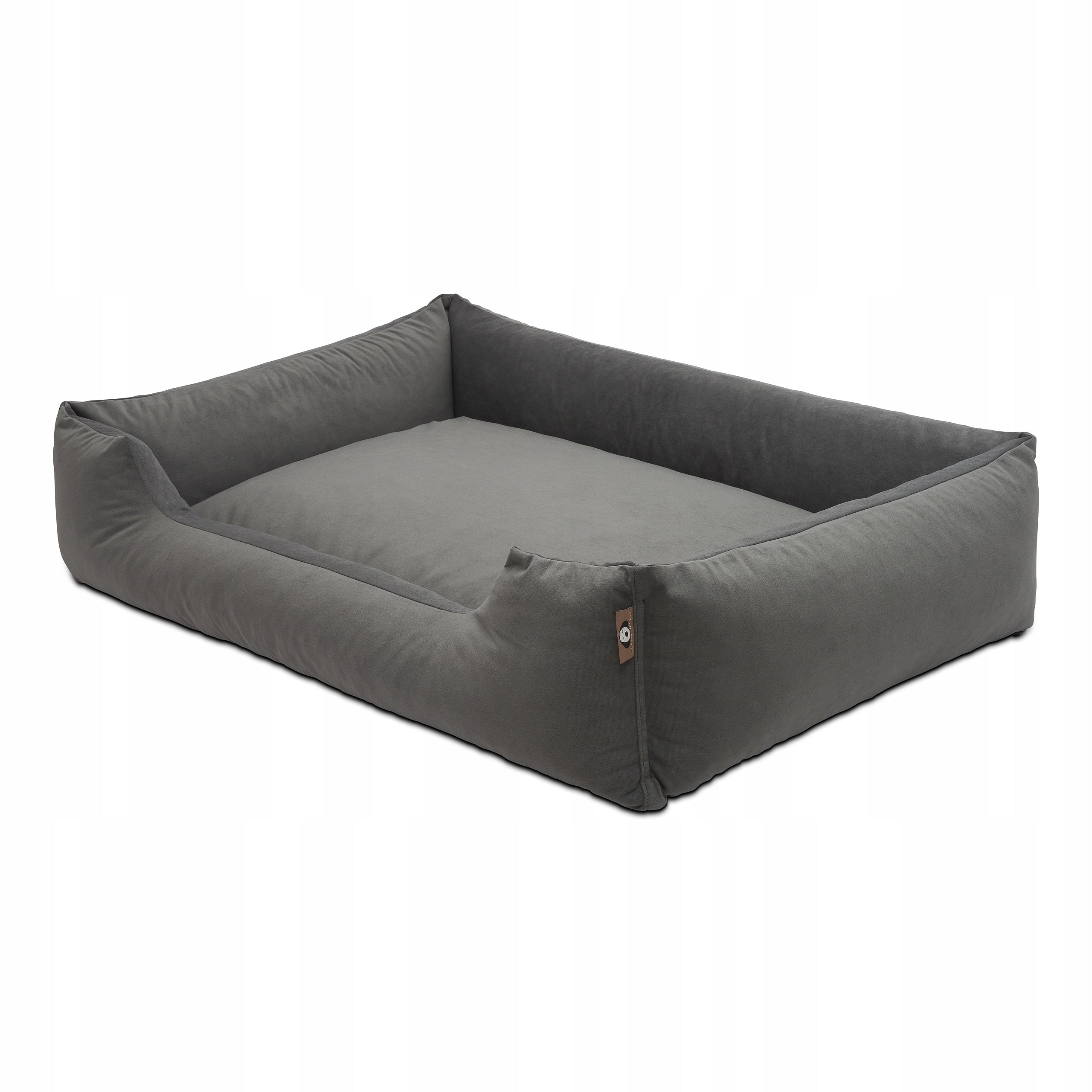 Dog bed 90x70 XL comfortable mattress couch sofa BIANKA Graphite Packaging status original
