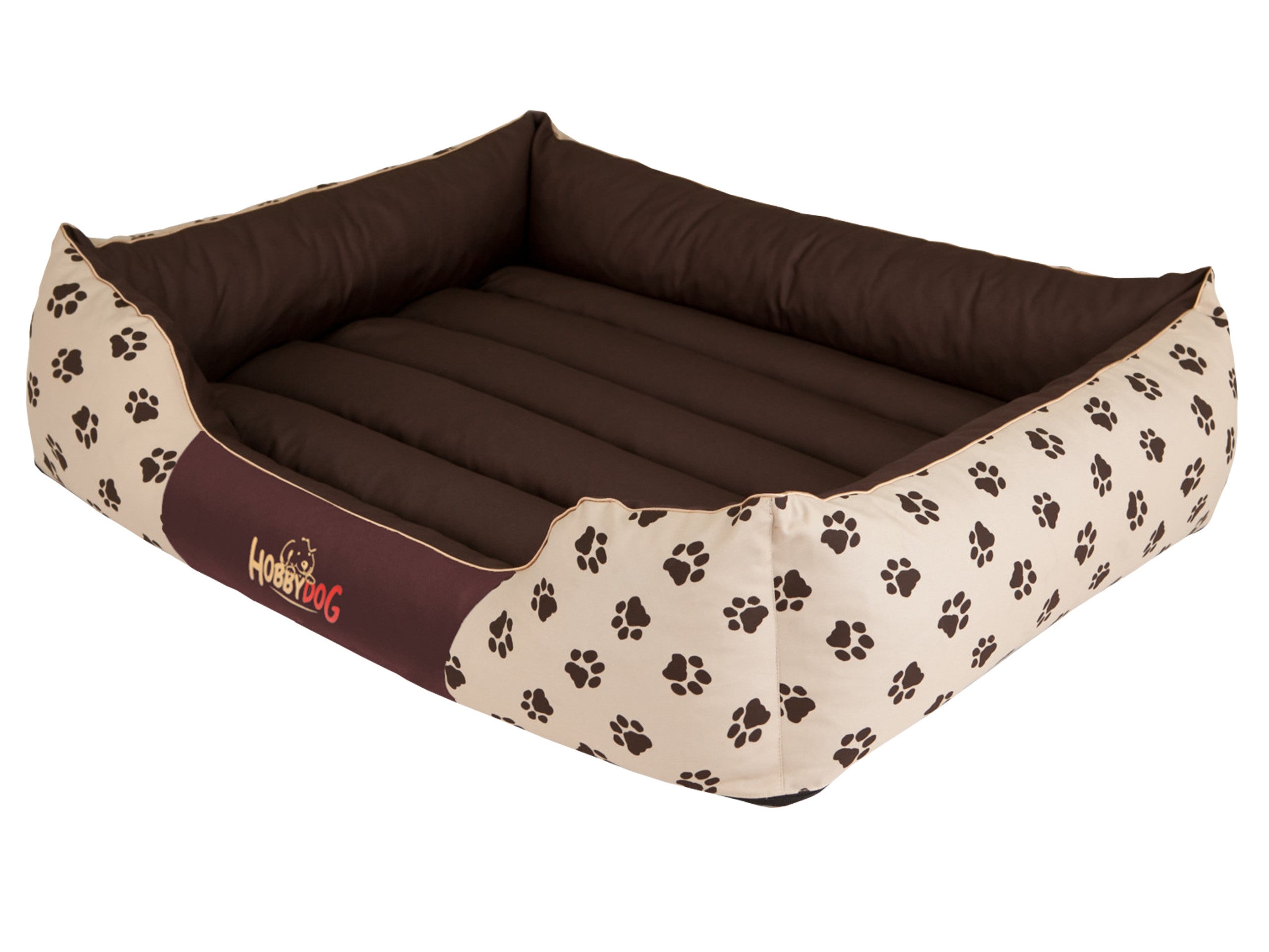 Dog bed Couch Hobbydog XXL 110x90 cm large comfortable bed Color black