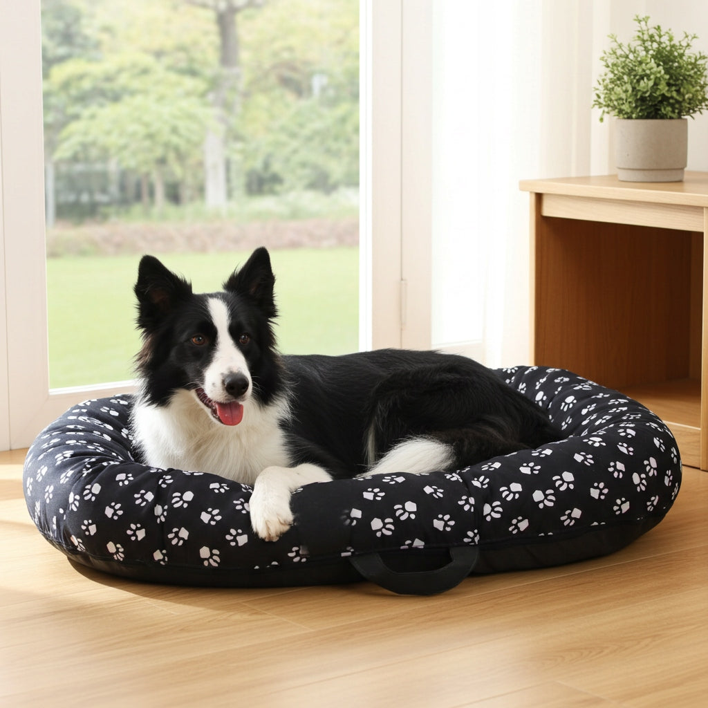 Dog bed MEDIUM pontoon with zipper FOR WASHING playpen couch L 100/70 R.3 Manufacturer code PŁ 3 mcz