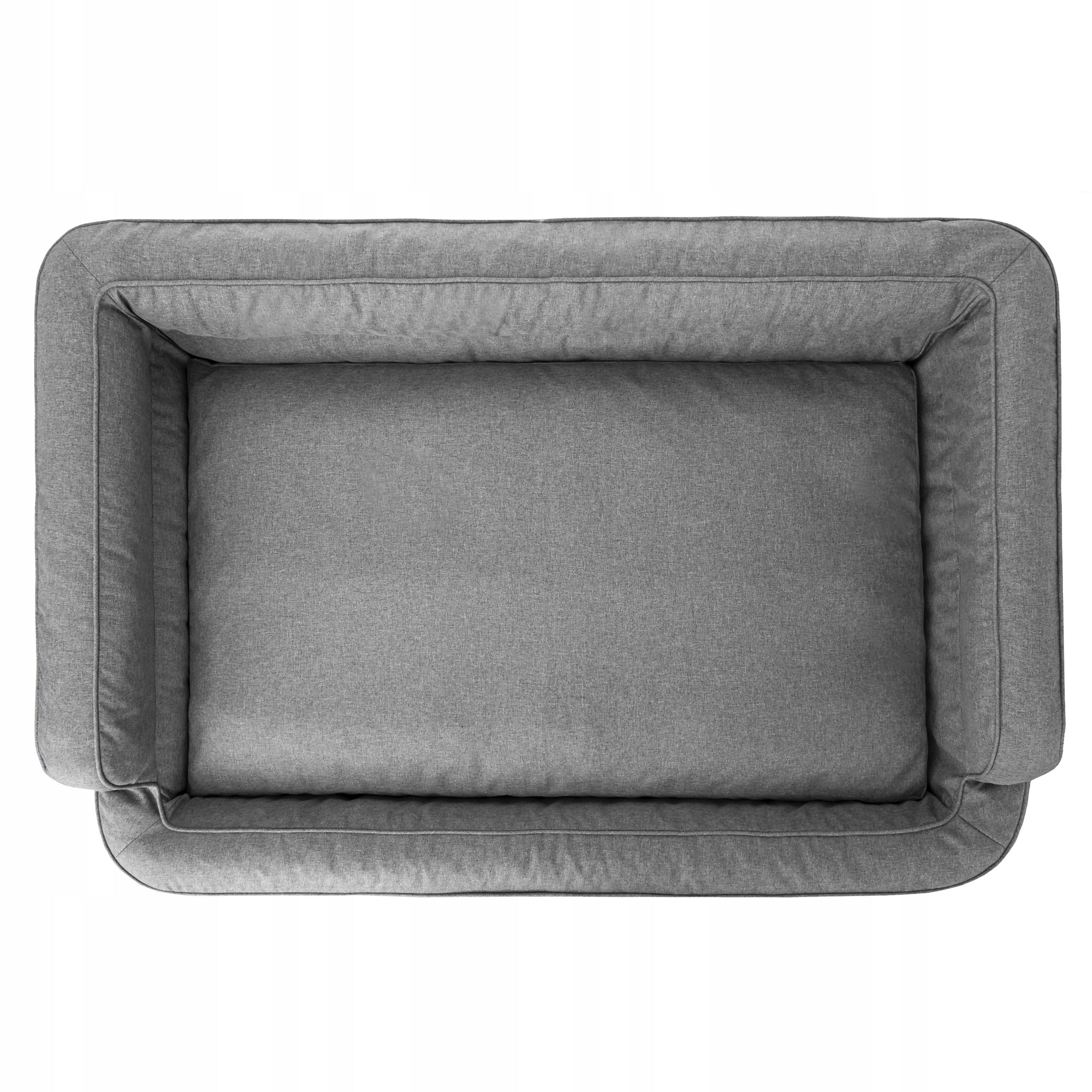 Dog bed - couch, dog bed - waterproof - L 78x47 cm Model LEGOWISKO DLA PSA L PARADISE EKOLEN GRAFITOWY