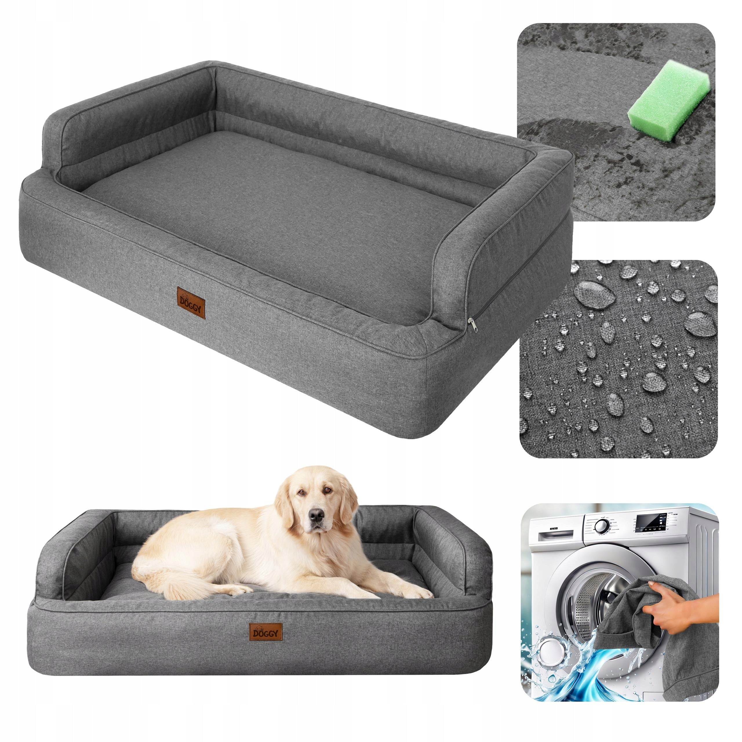 Dog bed - couch, dog bed - waterproof - L 78x47 cm