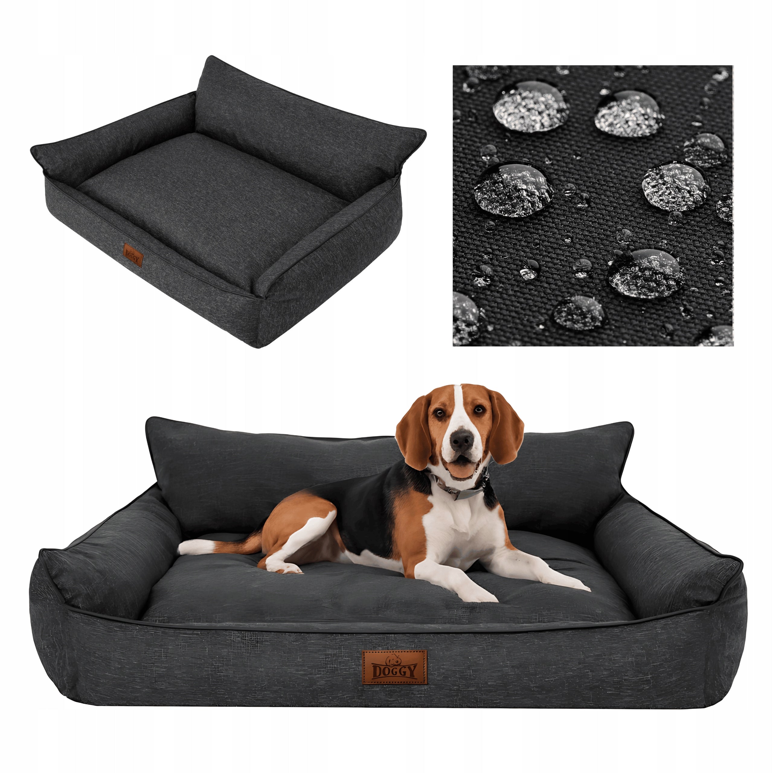 Dog bed - waterproof playpen - dog couch - XL 82x63 cm
