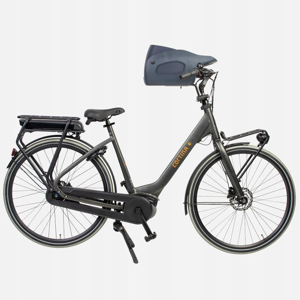 Dog bicycle basket transporter bicycle handlebar basket KVISP grey S Main material synthetic material