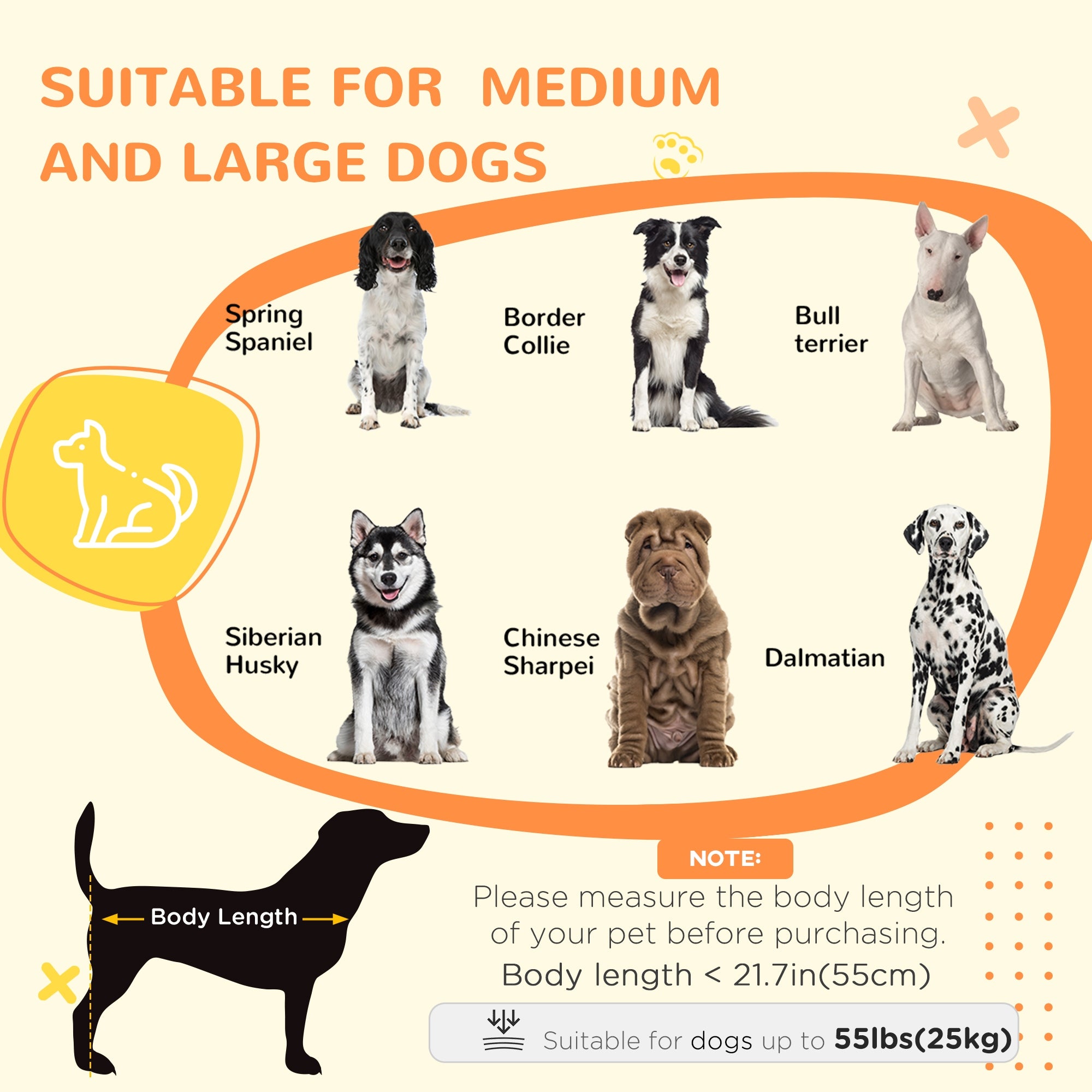 Dog cage, dog kennel for medium dogs, dog kennel with oak pillow Kind cage