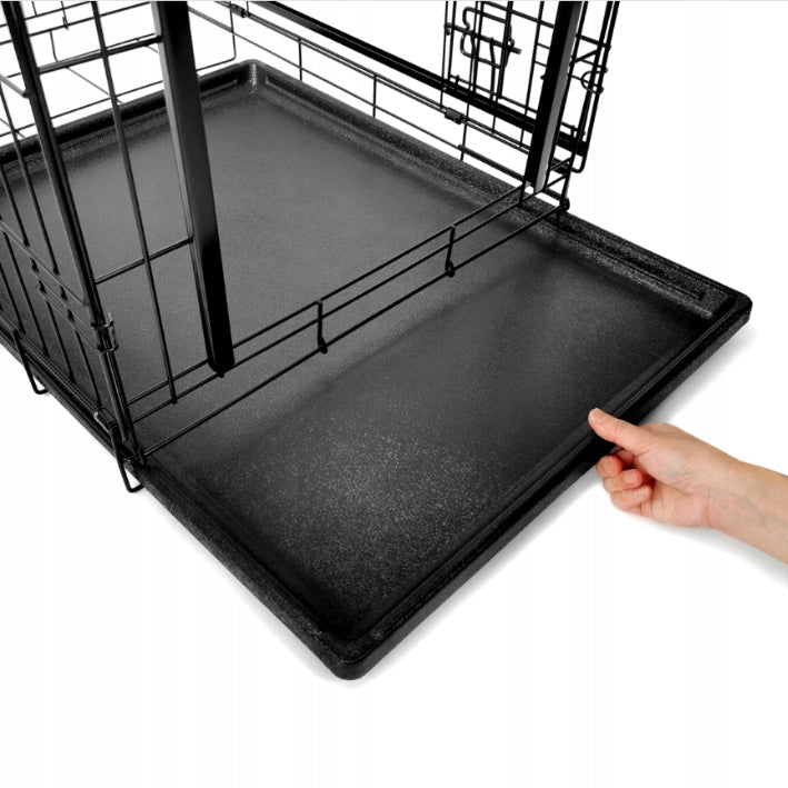 Dog cage with cover and bed set 3el SLIDE 107 x 71x 79cm Brand Lalazoo